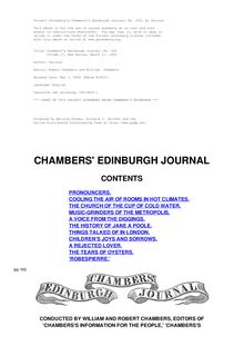 Chambers s Edinburgh Journal, No. 430 - Volume 17, New Series, March 27, 1852