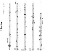 Partition cor 1,  pour orchestre, B flat, Robertson, Ernest John