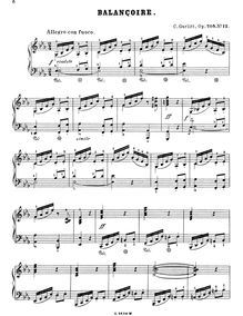 Partition , Balancoire, Kleine Blumen, 12 easy, melodious pieces