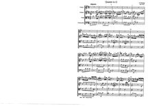 Partition complète, corde quatuor, Op.5 No.1, G major, Richter, Franz Xaver