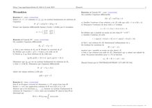 Sujet : Analyse, Equations différentielles linéaires, Wronskien