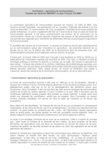 Commission « agriculture et communication - SAF-agriculteurs de France