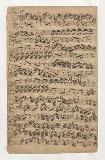 Partition Prelude et Fugue No.15 en G major, BWV 860, Das wohltemperierte Klavier I par Johann Sebastian Bach