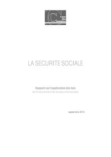Rapport 2013 de la Cour des Comptes sur la Sécurité sociale (Version intégrale)
