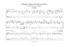 Partition 48 Short préludes en G Major, préludes pour orgue ou piano