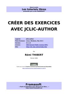 Créer des exercices créer des exercices avec jclic author