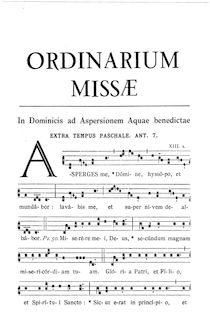 Partition Ordinarium Missæ (Kyriale), Appendix, Graduale Romanum
