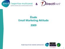 Étude Email Marketing Attitude 2009