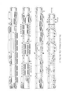 Partition complète, corde quatuor No.8, Op.59/2, Second Rasumowsky-Quartet