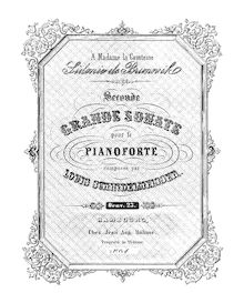 Partition complète, Piano Sonata No.2, Seconde Grande Sonate pour le Pianoforte