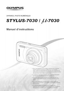 Notice Appareil Photo numériques Olympus  Stylus-7030