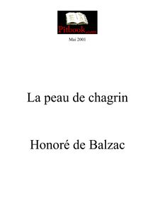 La peau de chagrin Honoré de Balzac