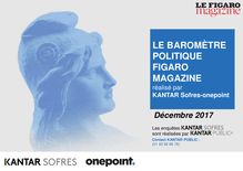 Baromètre Figaro Magazine décembre 2017