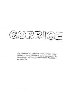 Corrige MC OPERATEUR REG MACH Decodage et preparation 2006