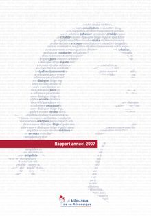 Rapport annuel 2007 du Médiateur de la République