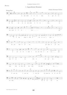 Partition Bassus, Cymbalum Sionium, Cymbalum Sionium sive Cantiones Sacrae, 5, 6, 8, 10 & 12 vocum par Johann Hermann Schein
