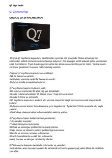 Q7 hapi orjinal