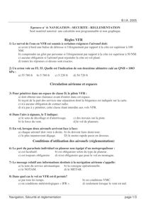 Navigation - Sécurité - Réglementation 2005 BIA - Brevet d Initiation Aéronautique