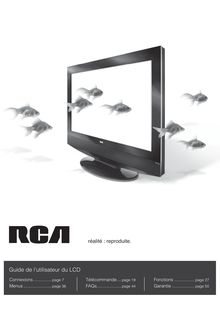 Notice TV LCD RCA  L37WD250