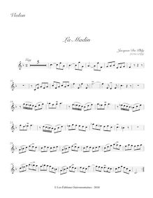 Partition 3b. La Madin, Pièces de clavecin, Du Phly, Jacques