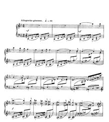 Partition complète, Barcarolle No.12 en E-flat, Op.106, Fauré, Gabriel