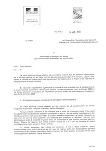 Le Préfet Le President de i'Associati0n des Maires ei President de ...