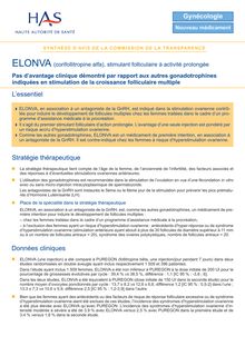 ELONVA - Synthèse d avis ELONVA - CT-8390
