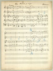 Partition complète, Beim Abschied zu Singen, Op.84, F major, Schumann, Robert