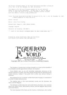 The Great Round World and What Is Going On In It, Vol. 1, No. 59, December 23, 1897 - A Weekly Magazine for Boys and Girls