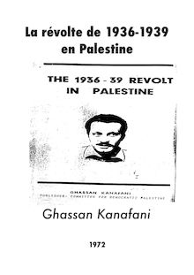 La révolte de 1936-39 en Palestine