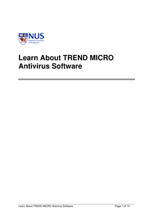 Learn About TREND MICRO Antivirus Software