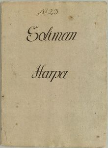 Partition harpe, Soliman den Anden, Walter, Thomas Christian