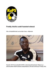 Transfert : Freddy Adu quitte la Finlande