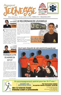 Passeport Jeunesse, édition décembre 2010 - LE RECORDMAN DE LOUISBOUG