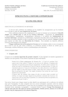 CHAVARIBEYRE Sylvain A. - INTRODUCTION A L HISTOIRE CONTEMPORAINE ...