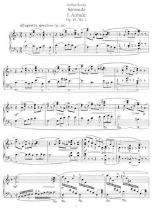 Partition Revised version - partition complète, Serenade, Op.45