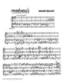 Partition Performance Score, contrafunktus I, E blues, Ferreri, Ernesto