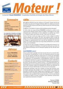 PDF - 356.5 ko - édito Sommaire Adresse Contacts