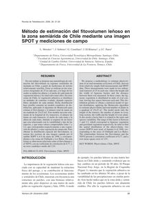 Método de estimación del fitovolumen leñoso en la zona semiárida de Chile mediante una imagen SPOT y mediciones de campo