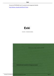 Exki Extrait du CDURABLE.info l essentiel du développement ...
