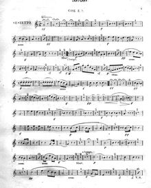 Partition cor (E♭), Sextet, Op.142, G minor, Ries, Ferdinand
