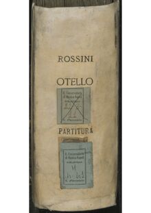 Partition complète, Otello, ossio il Moro di Venezia, Rossini, Gioacchino par Gioacchino Rossini