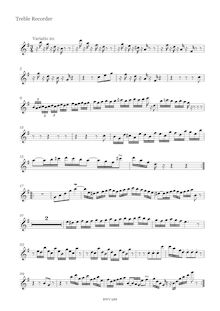 Partition Var.20 - aigu enregistrement , Goldberg-Variationen, Goldberg Variations ; Aria mit 30 Veränderungen ; Clavier-Übung IV