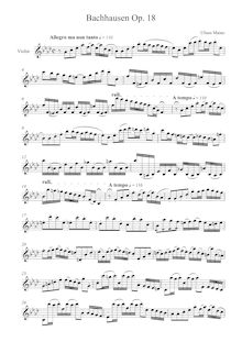Partition complète, Bachausen Op.18, A♭ Major, Maino, Ulises