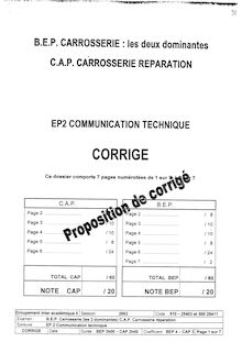 Corrige CAPCR Communication technique 2002