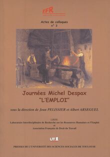 Journées Michel Despax "L emploi"