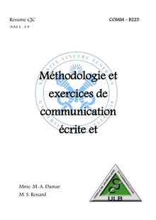 Méthodologie et exercices de communication écrite et journalistique.