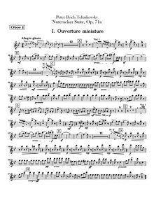 Partition hautbois 1, 2, anglais cor, pour Nutcracker, Щелкунчик