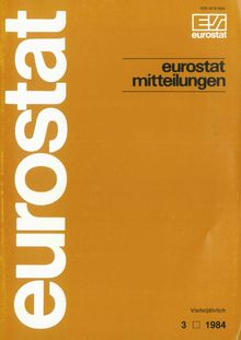 Eurostat mitteilungen. Vierteljährlich 3/1984