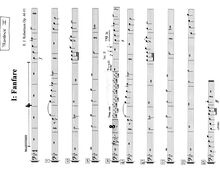 Partition Trombone 2,  pour orchestre, B flat, Robertson, Ernest John